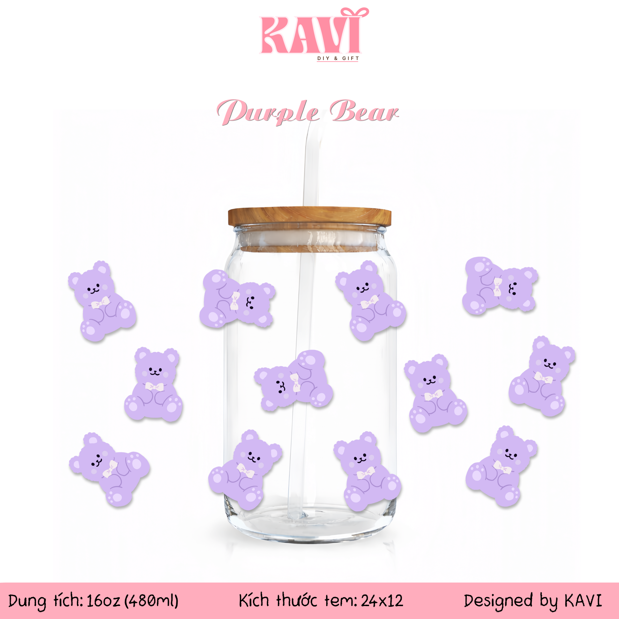 Tem Purple Bear