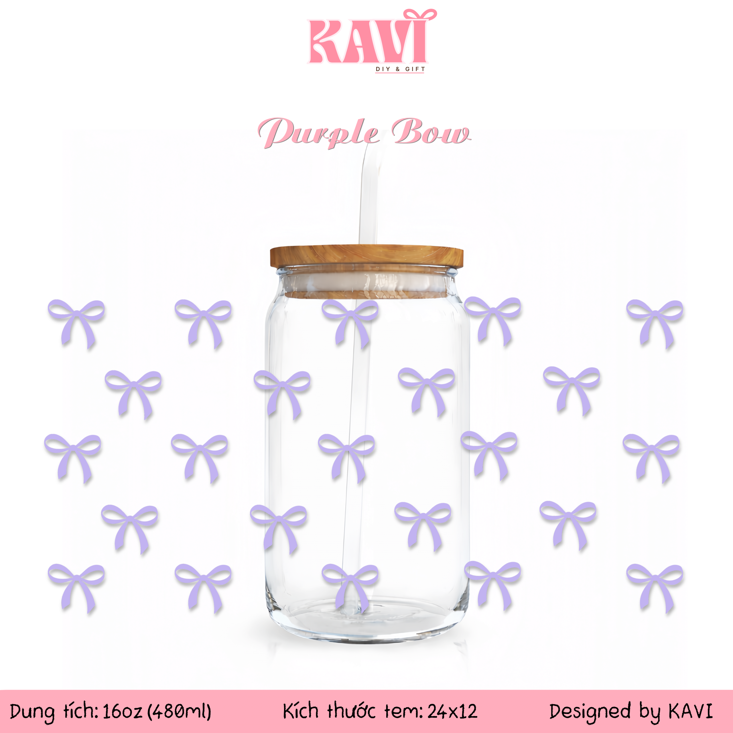 Tem Purple Bow