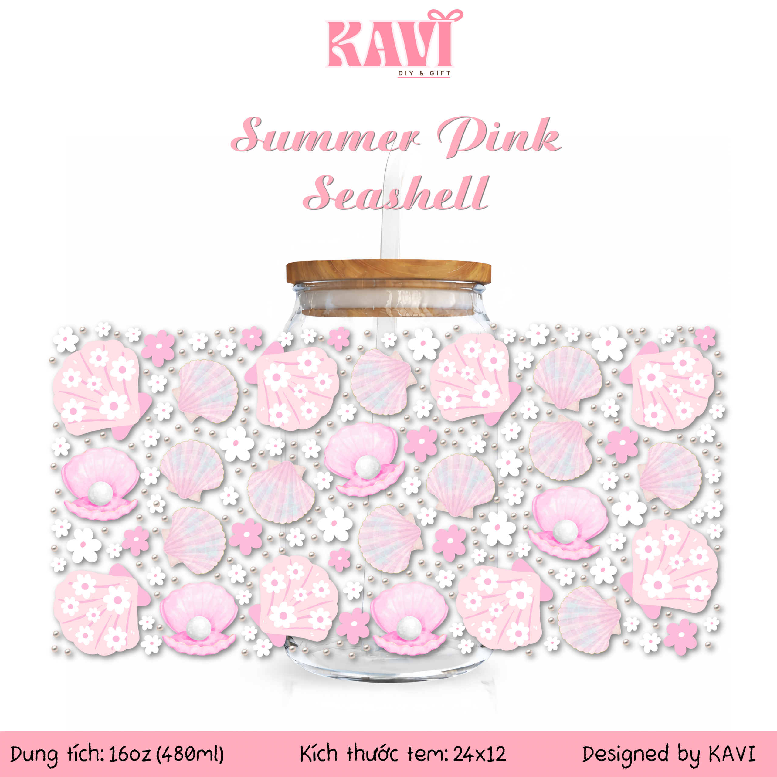 Tem Summer Pink Seashell