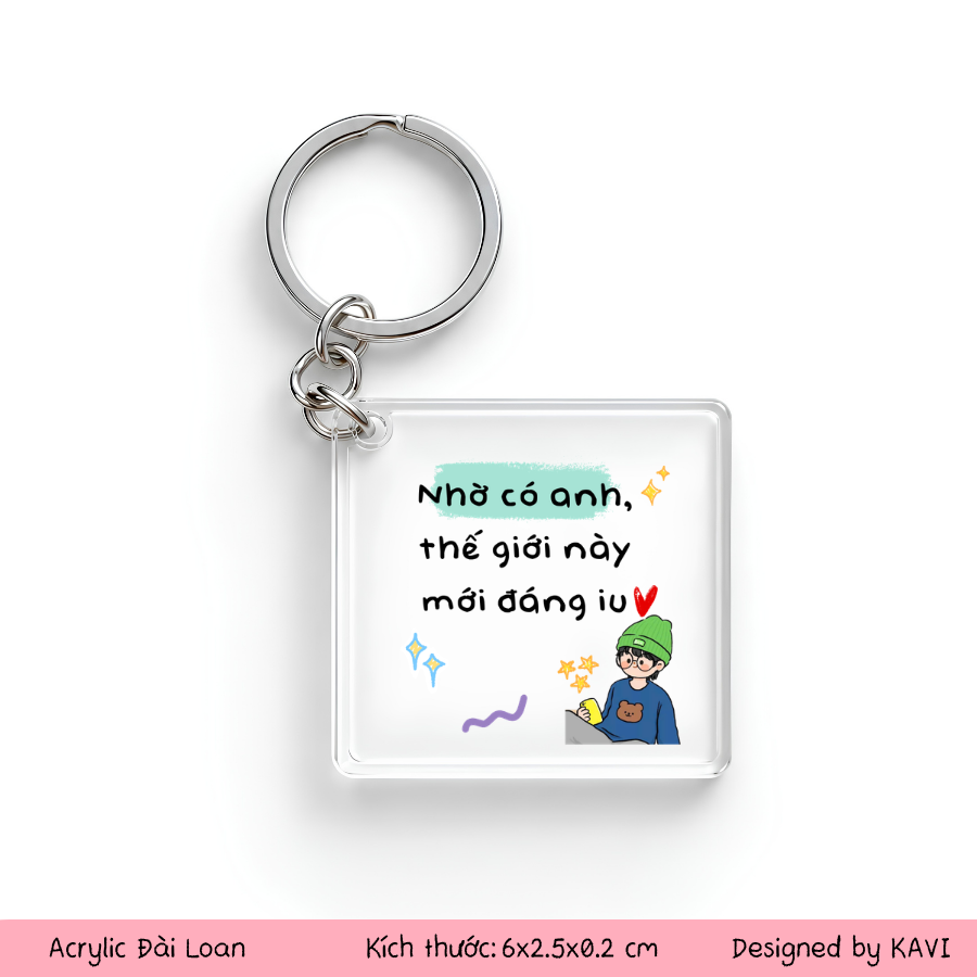 Nhờ có anh
